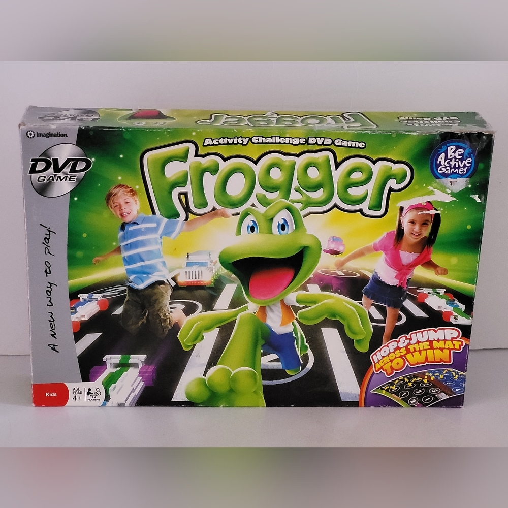 Rare 2008 Konami Imagination Interactive FROGGER Activity Challenge DVD Game Com
